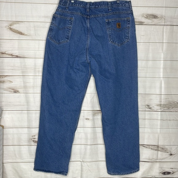 Carhartt Mens Insulated Jeans - Picture 2 of 9